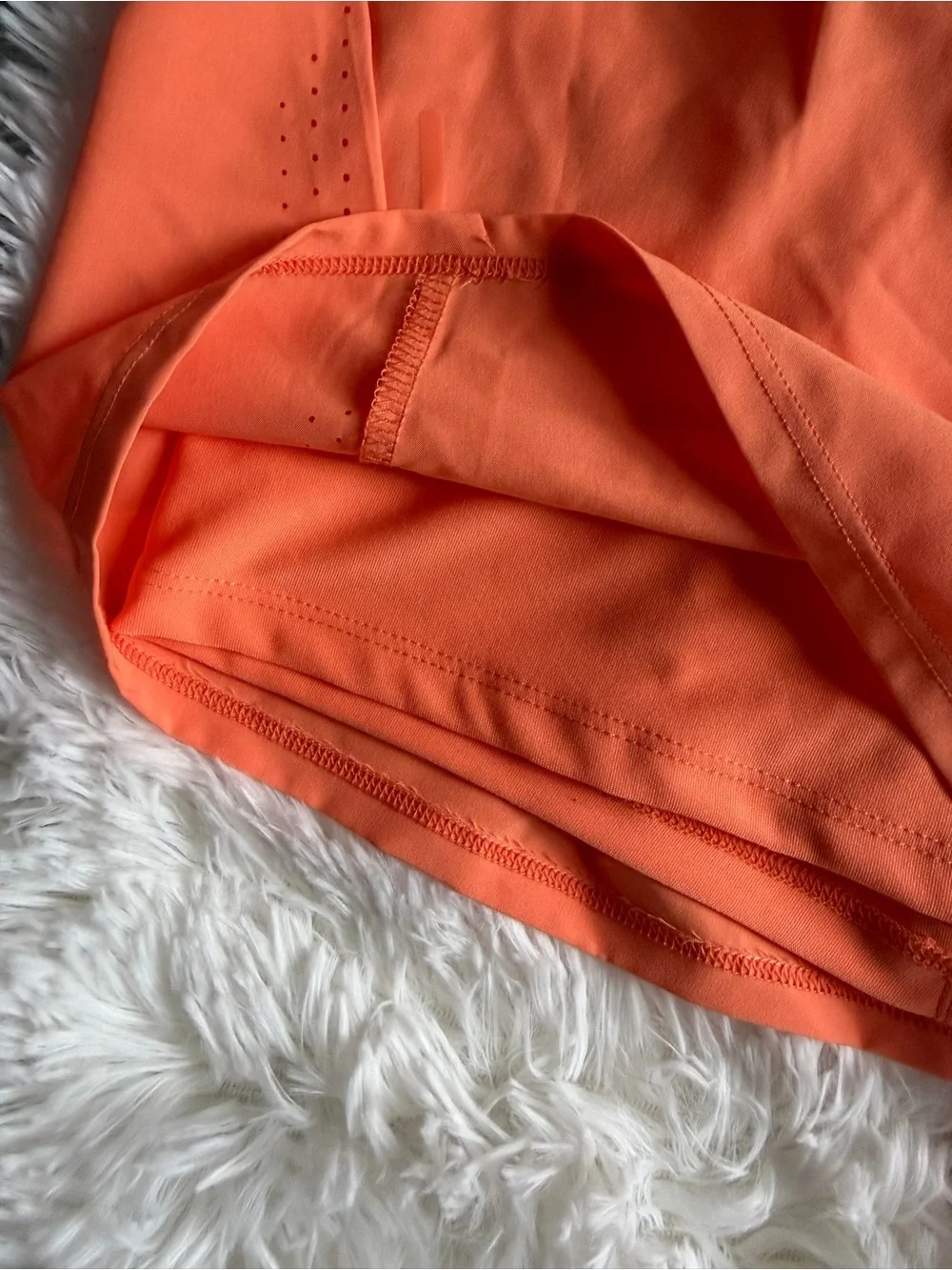 ASICS Women’s XL Peach Coral Lined Running Shorts NWT Athletic Activewear